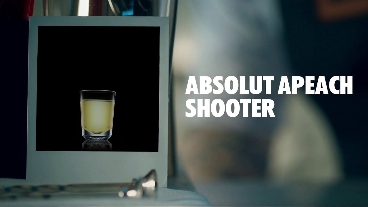 ABSOLUT APEACH SHOOTER DRINK RECIPE - HOW TO MIX