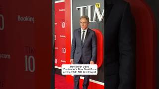 #benstiller does his best blue steel pose on #time100 red carpet