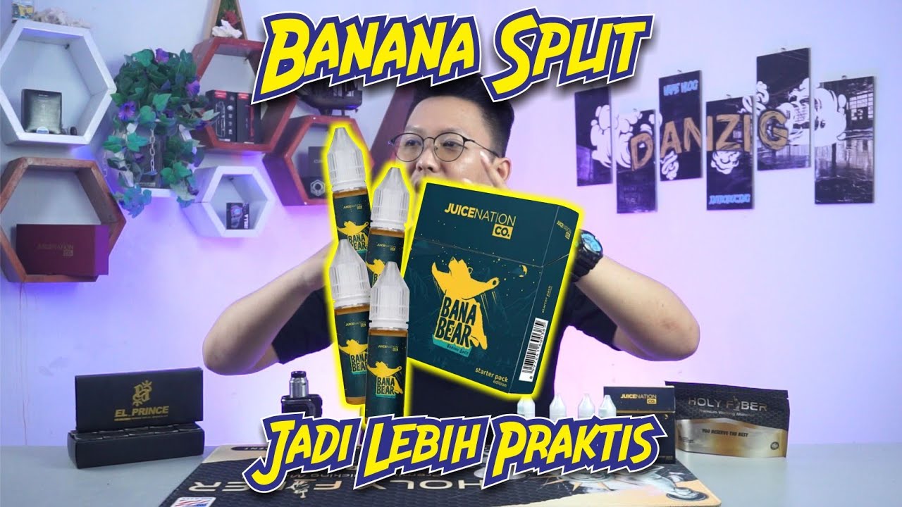 LIQUID BANABEAR | BANANA SPLIT BY JUICENATION.CO
