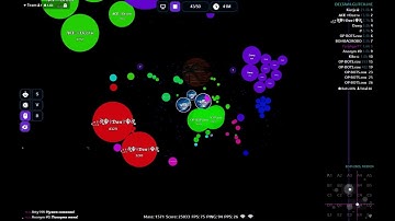 AGAR.IO SERVER TAKEOVER WITH BOTS #5