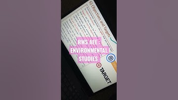 RWS AEE : Environmental Studies lectures are getting uploaded in the package. Join course #shorts