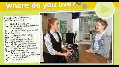 Gogetter 2. Dialogue: "Where do you live?" SB p 16 Audio 1 28