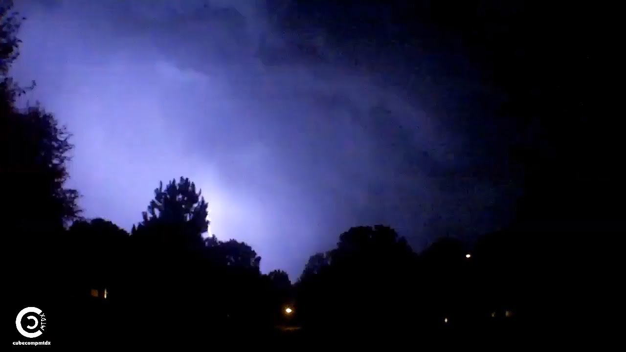 Severe thunderstorm with gusty winds - 8-26-23 (StormCam #1) - YouTube