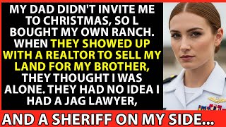 Dad Cut Me Out of Christmas — Then Tried to Sell My Ranch. He Never Expected the Sheriff to Show Up.