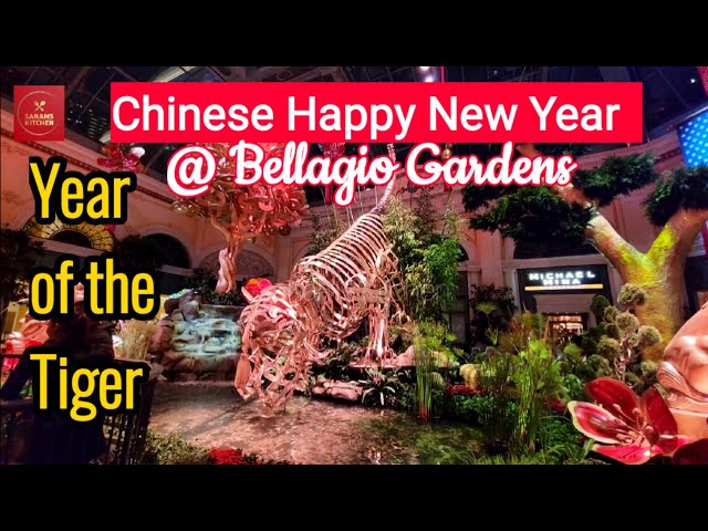 Chinese New Year Means Days of Swine and Roses at Bellagio Conservatory