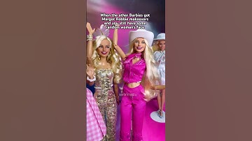 When you’re the only Barbie without Margot Robbie’s face 😢