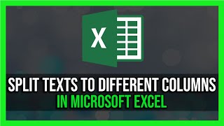 How To Split Text Into Different Columns in Excel - 2024