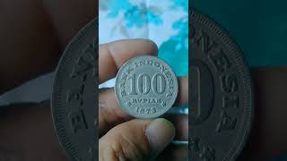 100 RUPIAH COIN 1973 MOST POPULAR WITH COLLECTORS #shorts