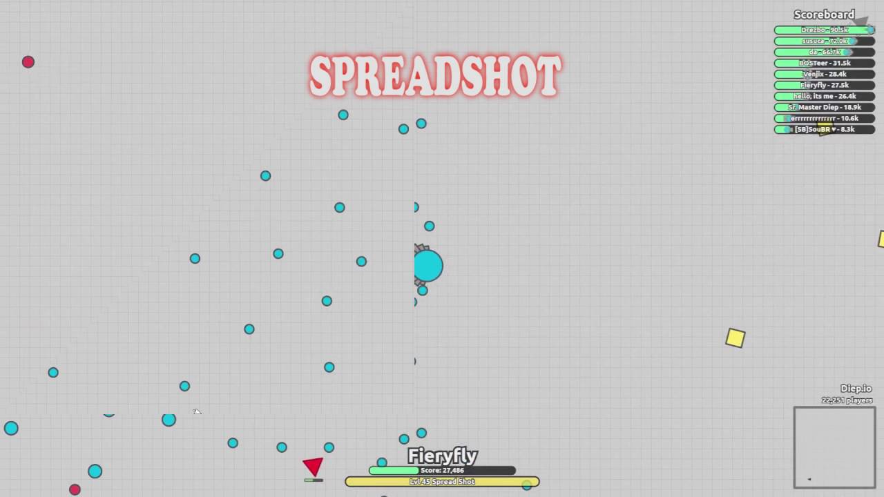 NEW STREAMLiNER & SPREADSHOT CLASSES ARE OP! | DIEP.iO FUNNY MOMENTS | BEST CLASSES???