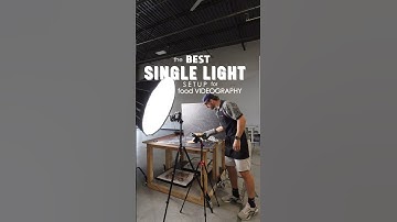 Single Light Setup for Food Videography BTS💡 #foodvideography #behindthescenes