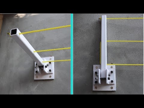 How To Make Foldable Clothes Drying Rack || Wall Mount Drying Rack