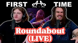 Roundabout Live - Yes | Andy & Alex FIRST TIME REACTION!