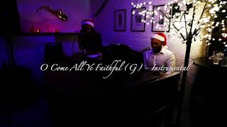 Video thumbnail of "O Come All Ye Faithful (G major) - Piano only"