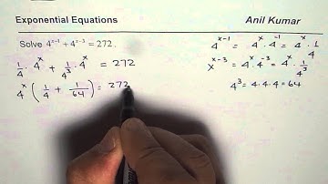Solve Exponential Equations by Common Base Exponents - EDEXCEL - GCSE - SAT