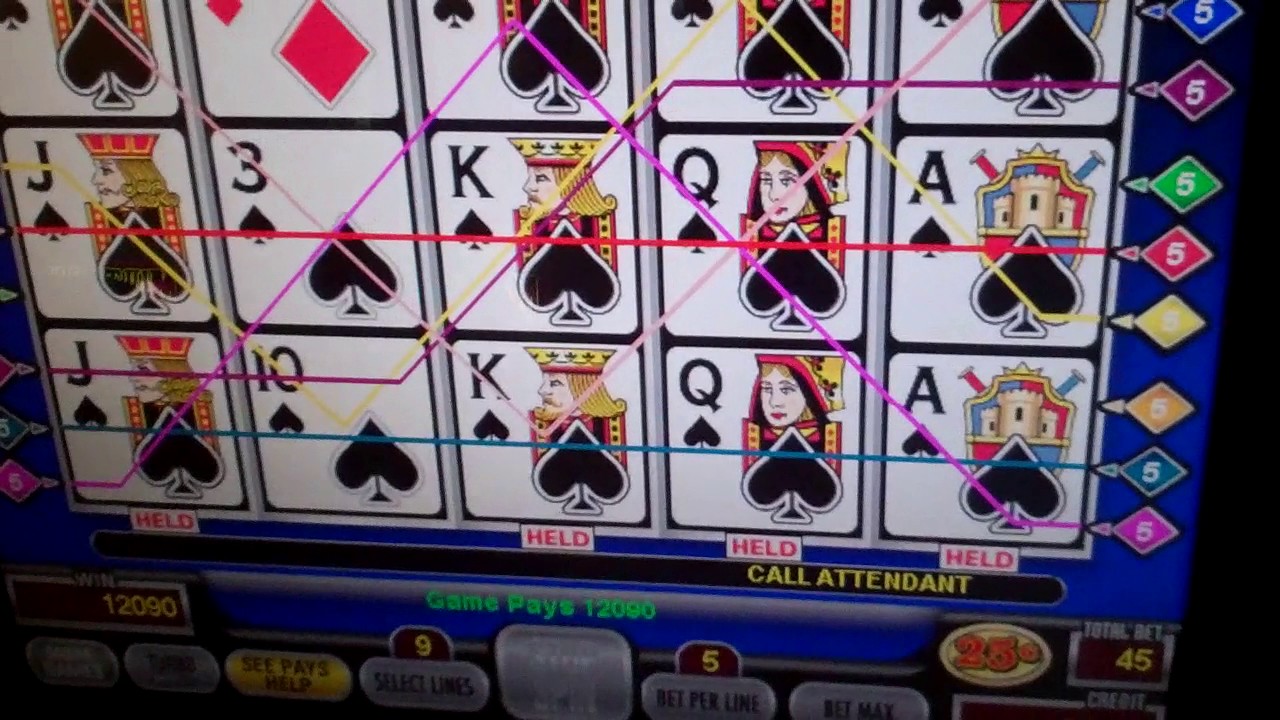 video poker jackpot - YouTube