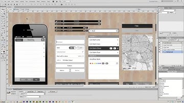 Adobe Fireworks CS6 iPhone WireframeTemplates and Library Objects