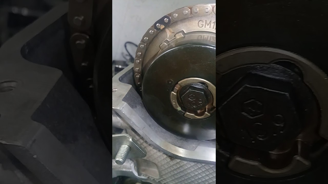 Chevrolet Captiva 2.4 timing chain. Zincir, sente takılışı