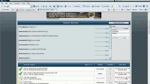 TheTechGame com Tutorial  How to use the ShoutBox 360p