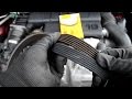 1.6 HDI TDCI - How to remove and replace auxiliary drivebelt Peugeot Citroen Ford