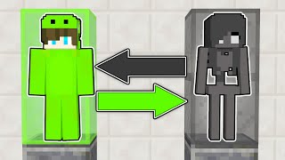 BRAIN EXCHANGE : I Became a Wither Skeleton Girl in Minecraft !