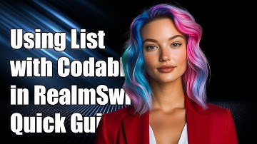 Using List with Codable in RealmSwift: A Complete Guide and Solutions