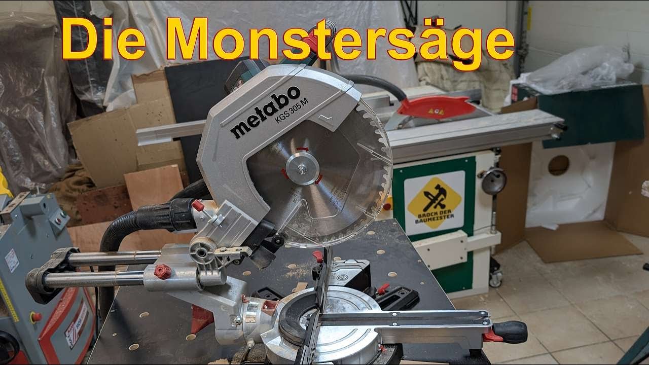 Metabo KGS 305 M Kapp und Gehrungssäge - Ausgepackt und erklärt - alle wichtige Maße