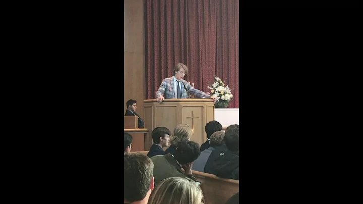 Nate Swift '19, Chapel 12.4.18