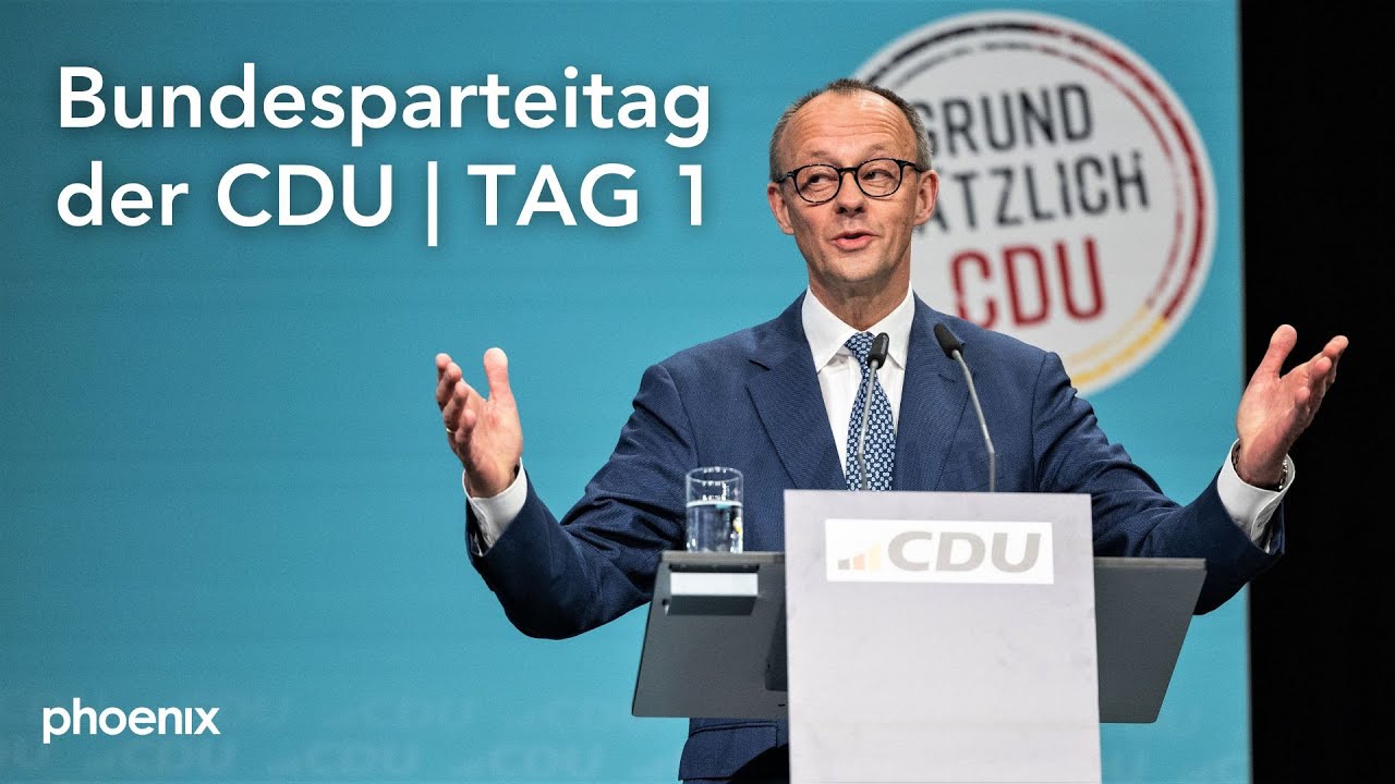 36.Parteitag der CDU Deutschlands – Zukunft gemeinsam gewinnen – Tag 2