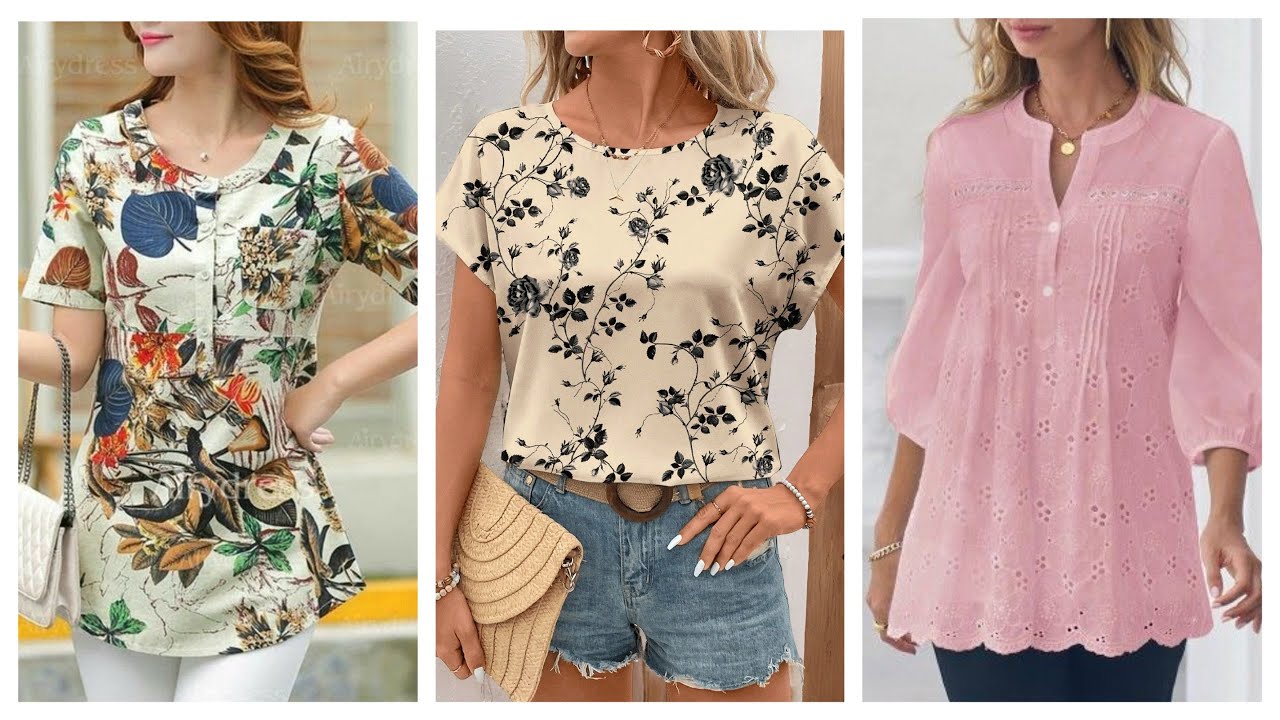 BLUSAS DE MODA PARA MUJERES 2025 #topideas