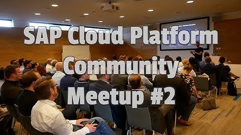 Mendix at SAP Cloud Platform Community Meetup