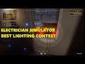 Electrician simulator  mission best lighting contest mine