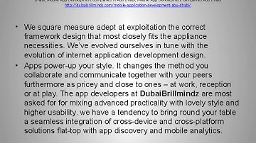 Mobile App Development Companies Abu Dhabi