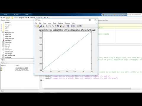 Plotting a simple graph in Matlab with easy steps( Basic)
