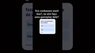 Gameplay wordbox shorts