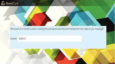 VINSET2.0 DAY 1 ANSWER KEY PROPER ETIQUETTE  IN SENDING EMAIL AND GUIDELINES FOR COPYRIGHTS