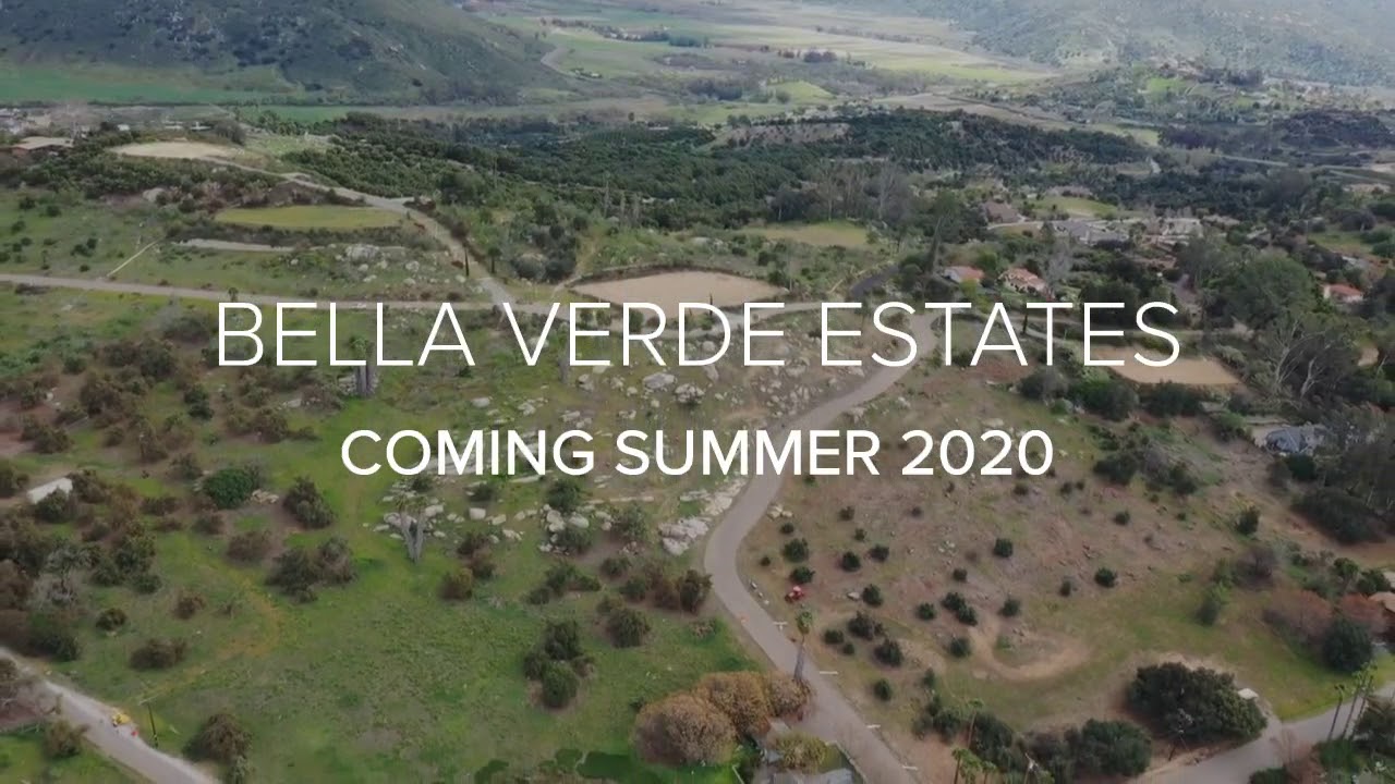 Bella Verde Estates New Home Community in Escondido California YouTube