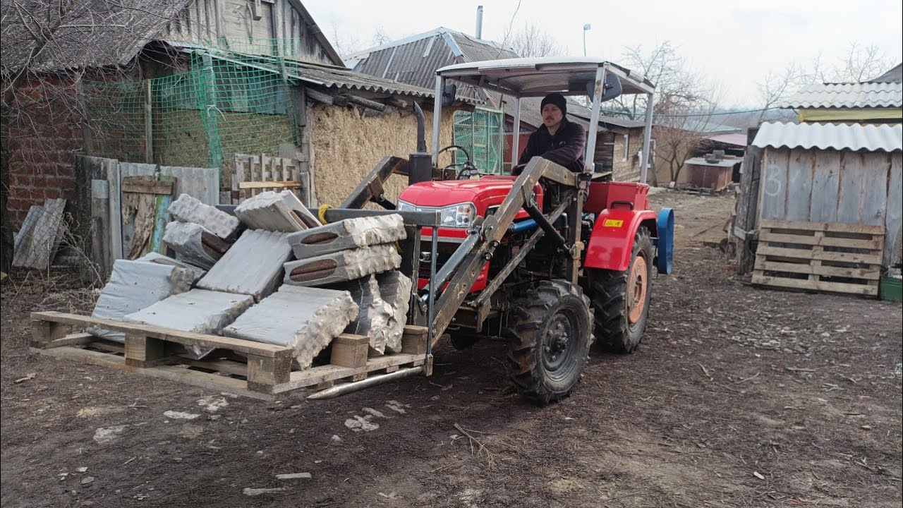 Работаю не спеша и вдумчиво! Постройка погрузчика продолжается!