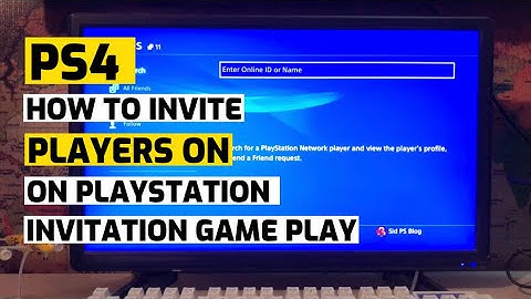 How To Send Players A Game Invitation on PlayStation Easy Method