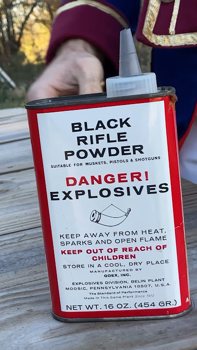 Black Powder is Scary @DavidePedersoli