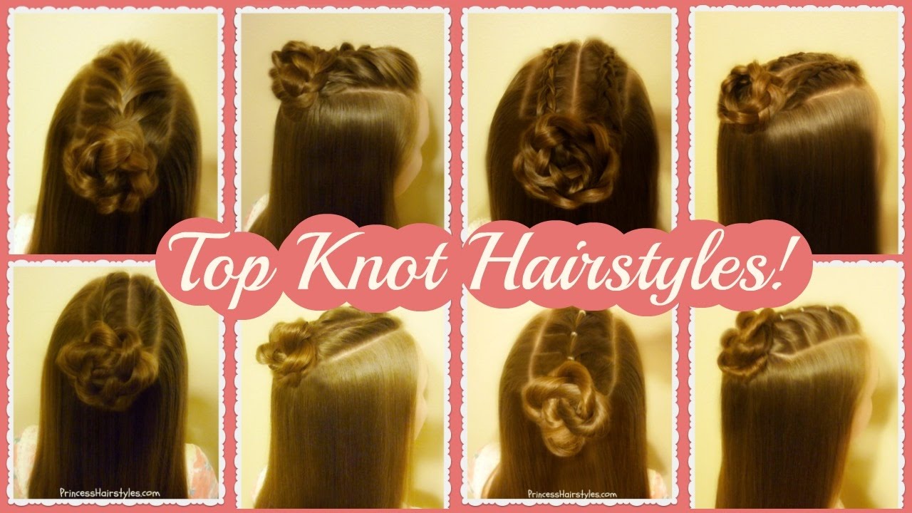 An Easy Knotted Half Up - The Small Things Blog