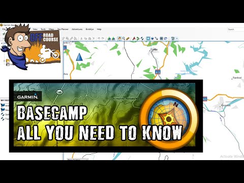 Garmin Basecamp Tutorial - Create GPS/GPX off road Tracks like an adventurer