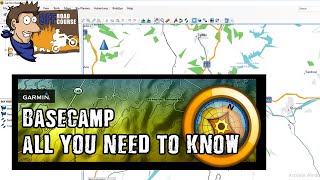 Garmin Basecamp Tutorial - Create GPS/GPX off road Tracks like an adventurer screenshot 4