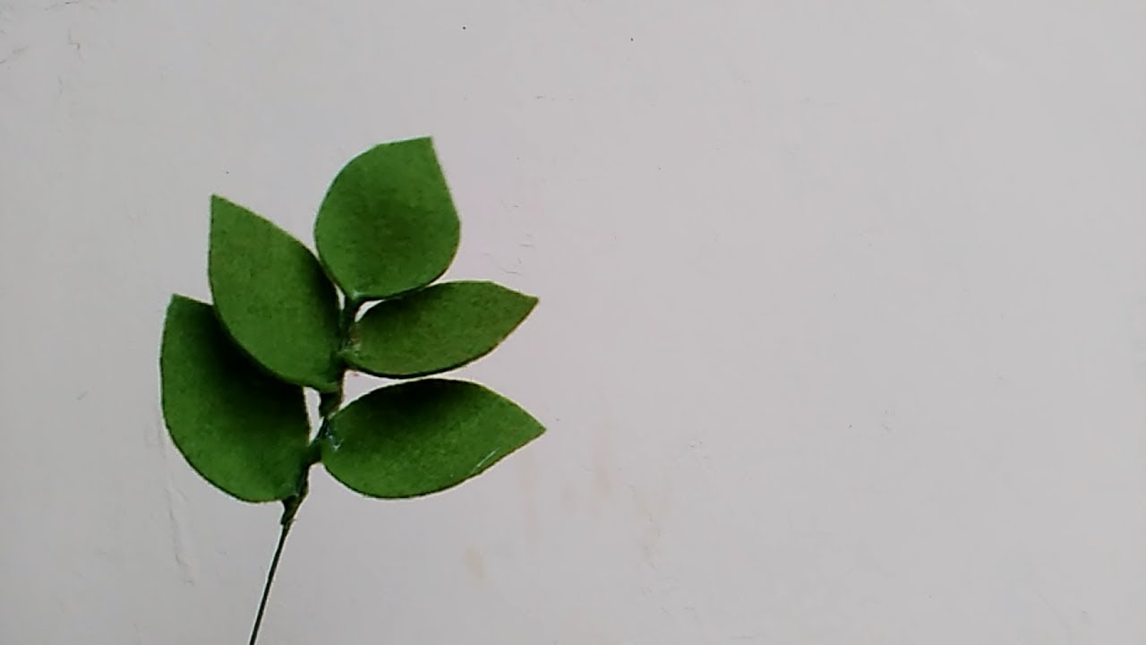 DIY Felt Leaves | Cara Membuat Daun dari Kain Flanel