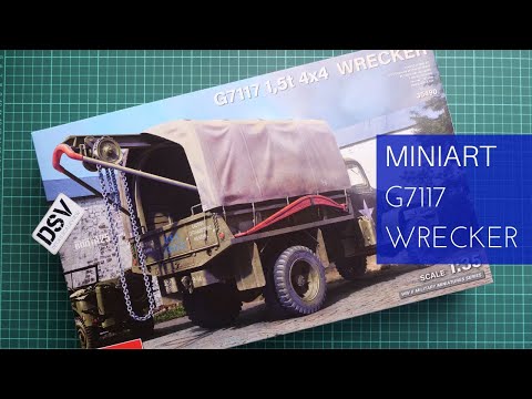 Video: MiniArt 35490 G7117 1,5t 4x4 Wrecker odtahový vůz (1/35)