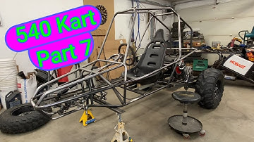 Homemade 540 2 Stroke Powered Kart/Buggy Build Part 7, Mini Sand Rail, Cross Kart? #BuiltNotBought