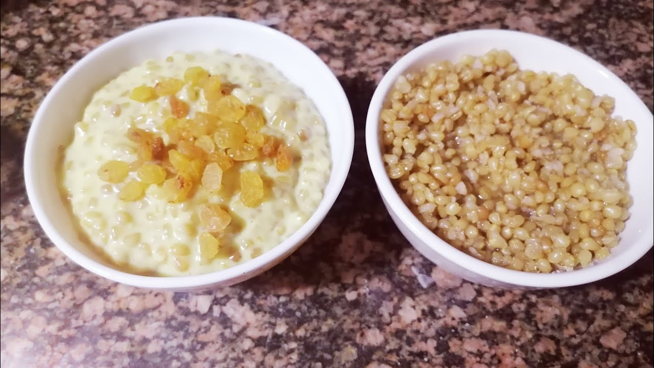 اكلات رمضان/طريقة بليلة القمح بطريقتين مختلفتين بمكونات بسيطه