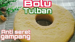 Recipe and HOW TO MAKE TULBAN BOLU 5 EGGS / Easy Baked Tulban Sponge