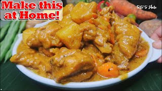 CHICKEN Curry is So DELICIOUS | Do not Boil in Water directly! I will show you How to cook Chicken