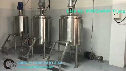 Nồi nấu thực phẩm có cánh khuấy 200 lit lh 0909 266 949 Á Âu