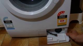 How to Clean the Bottom Pump Cover on a Front Loading Washing Machine - Tutorial